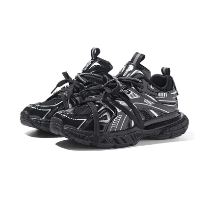 New Breathable Leather Chunky Platform Shoes - Unisex Casual Sports Shoes for Men