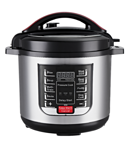 8 qt Electric Pressure Cooker Dengan fungsi yang boleh diprogramkan