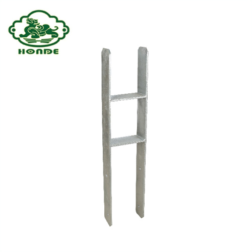 Galvanized Post Anchor In H-Form