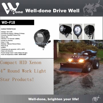 Mini 4' Powerful HID Xenon Driving Light for ATV, UTV (WD-F08)