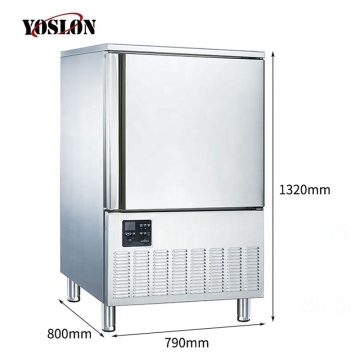Yoslons YSN-AK8-D Ocho bandejas Comerciales de Chiller Chiller Freezer