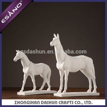 Personalized resin ornaments white horse ornaments resin crafts