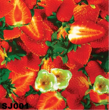 fruite design waterproof red hotel tablecloth