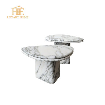 Luxury Natural Marble Coffee Table for Living Room
