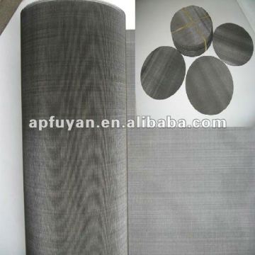 Anping black iron wire mesh / 160mesh*160mesh