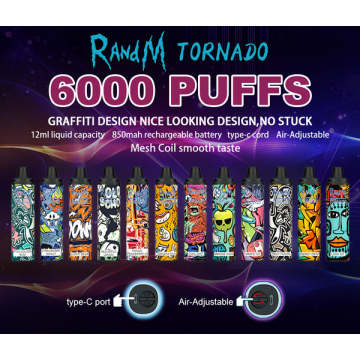 RandM Tornado 6000 Disposable Vape Wholesale