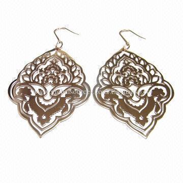 Elegant Stainless Steel Earrings with Rose Gold Plating