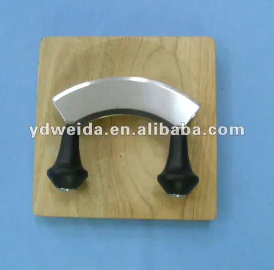 Herb chopper with wooden cutting board