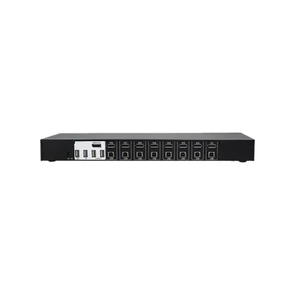 8 Port 4K@60Hz DisplayPort KVM Switcher with USB 2.0 Hub
