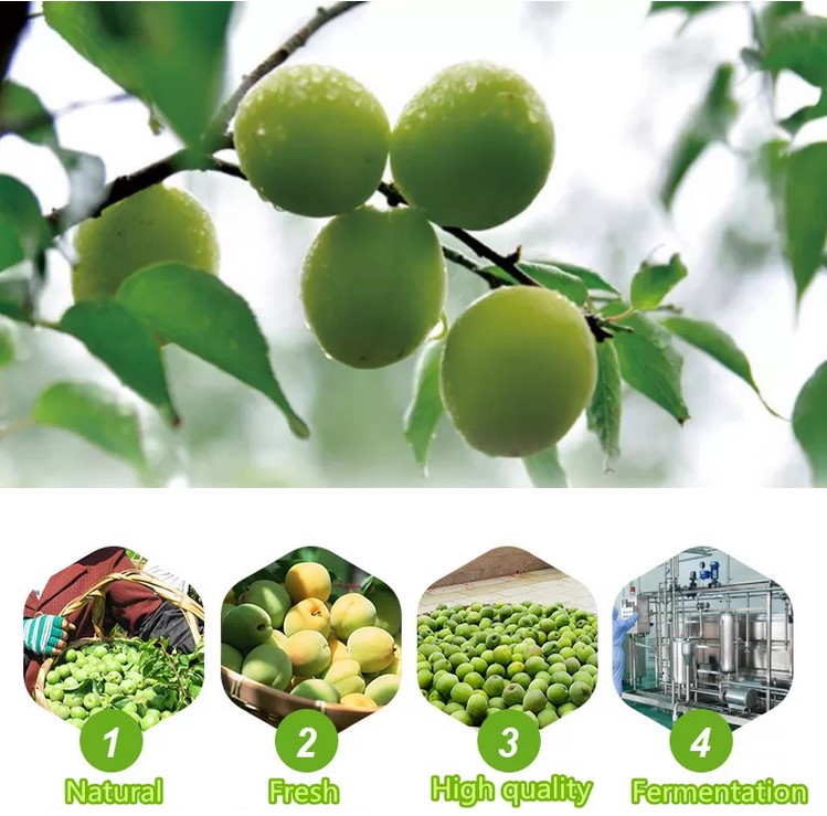 OEM/ODM Weight Loss fresh green plum detox slimming plum Strawberry Flavor sour fresh weight loss green plum