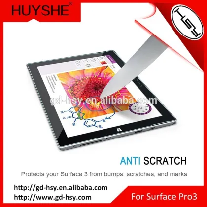 HUYSHE laptop tempered glass screen protector for Microsoft surface pro 3/4