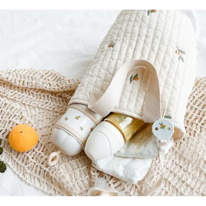 Newborn Essentials Organizer: Storage Bags, Baby Bottles, Diapers, Totes, and Cotton Nappy Bags