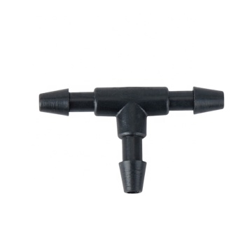 Bypass Plastic Tee Barbed Connector" could be simplified to "Plastic Tee Barbed Connector for Bypass". However, for better search engine optimization and clarity, a more direct title would be:

"Plastic Tee Barbed Connector" 

This title is concise and di