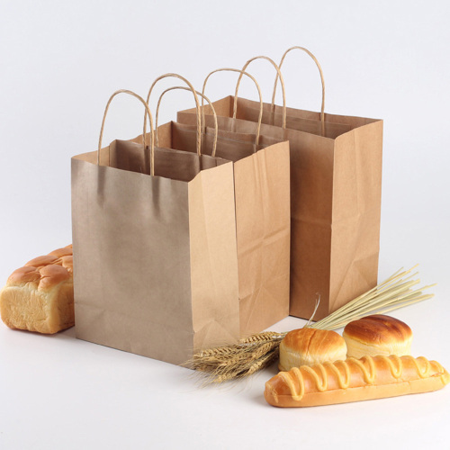 Eco-Friendly Logo Printed Shopping Bag Kraft Paper Bags