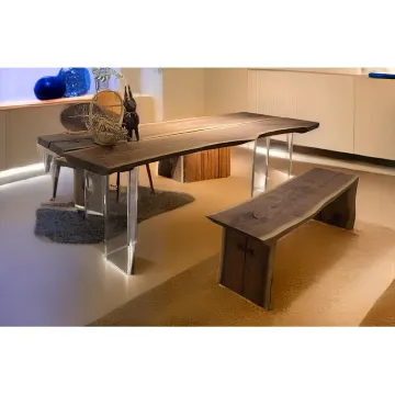 EKAR Furniture Eco-Friendly Modern Rectangle Large Wood Dining Table