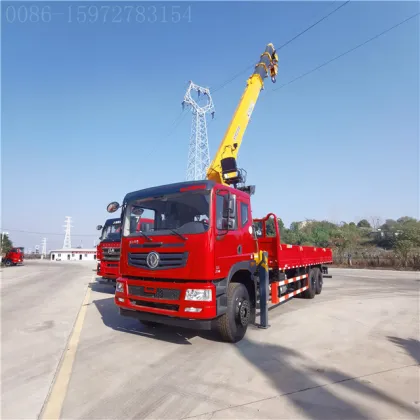 DONGFENG 6x4 Xugong 14 tons truck mounted crane