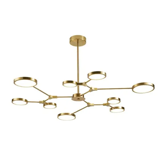 INSHINE Brass Annular Bright Pendant Light