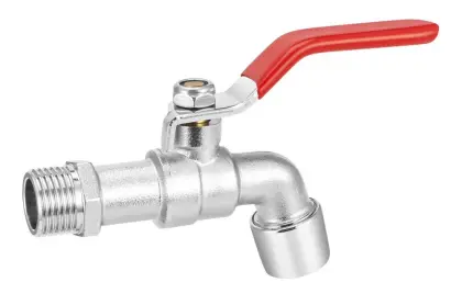 Brass Lockable Cold Water bibcock tap boll valve