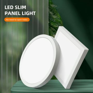 Kustomisasi Potlight LED Lumen Tinggi - Lampu Langit -Langit Tersembunyi Permukaan Slim (5W -36W, CCT, Panel ABS)