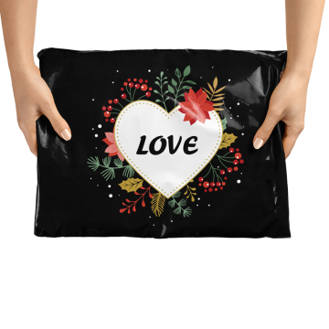 Anpassbare selbstklebende wasserdichte Kunststoff-Mailer-Taschen mit Polyhülle und Kleberbändern