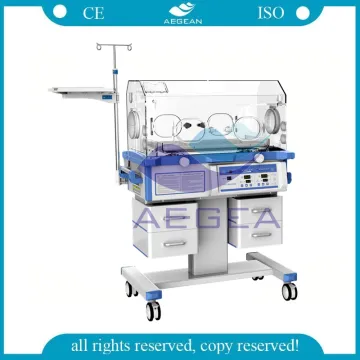 AG-IIR003A hospital warmer baby incubator for sale with six windows