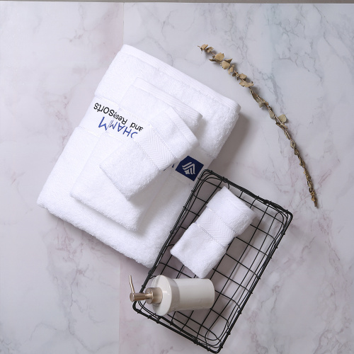 100% Cotton Terry Towel with Embroidery Logo