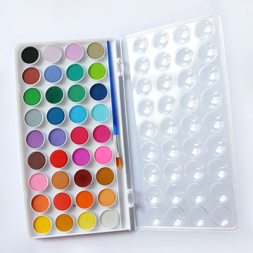 12/18/24/36 Colors Non-Toxic Watercolor Paint Set with Brush for Kids