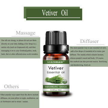 óleo vetiver a preços em massa para óleo de aromaterapia para focar a mente