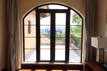 High Quality Aluminum Casement Door with Double Glazing