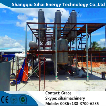 Black Tire Oil Distillation Plant