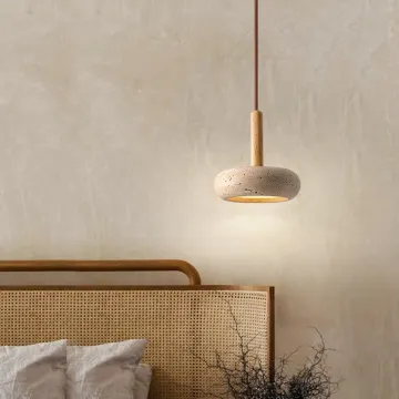 Nordic Simple Stone Cord Kitchen Pendant Lights