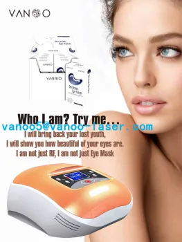 Personal eye care beauty device with Electronic RF eye patch