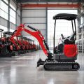 2Ton Red Canopy Crawler Mini Excavator Pilot