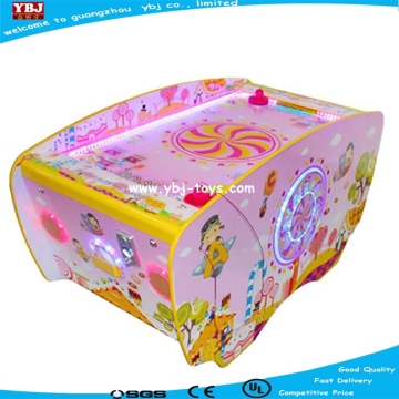YBJ best selling with cheap price indoor coin operated key master air hockey game macine for children