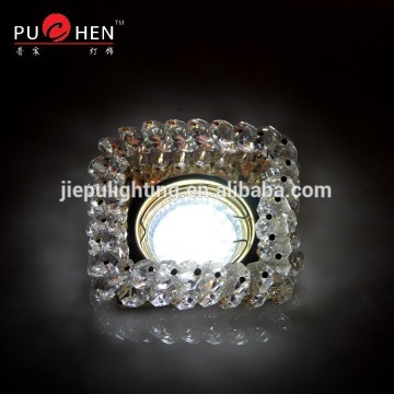 Crystal Ceiling lighting beads connected halogen LED lamps MR16 GU10 Model BS303