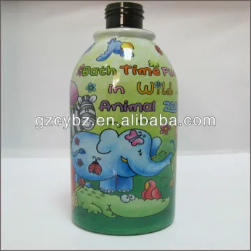 30u best design shrink wrap bath bottle label