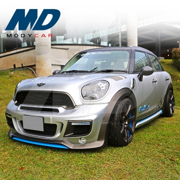 Duell Ag Style Glass Fiber Front Bumper Compatible with 2010-2016 Mini Cooper Countryman R60