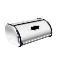 Large stainless steel roll top bread bin