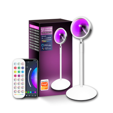 APP Remote Control RGB Floor Atmosphere Light for Sunset Effect Streaming