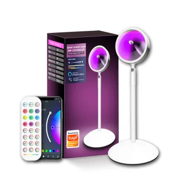 APP Remote Control RGB Floor Atmosphere Light for Sunset Effect Streaming