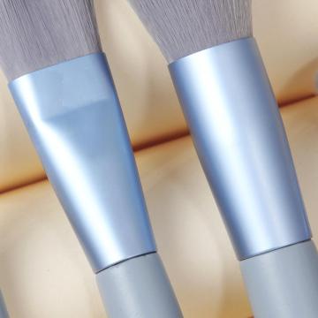 Makeup Brushes Set yang Dapat Diterima Logo Kustom Serat Sintetis Kuas Kosmetik Untuk Pipi Yayasan