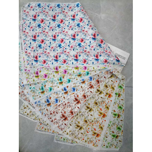 3D digital print viscose rayon poplin fabric for dress