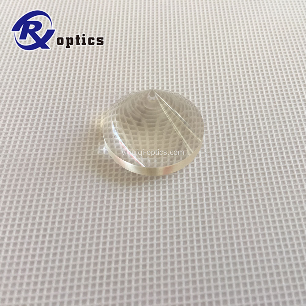 Kính quang ống kính UV Lớp ống kính hình nón Silica Lens