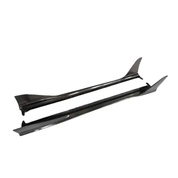 High Quality Carbon Fiber Side Skirts for 2016-2018 Porsche Cayman 718 Front Bumper Edges