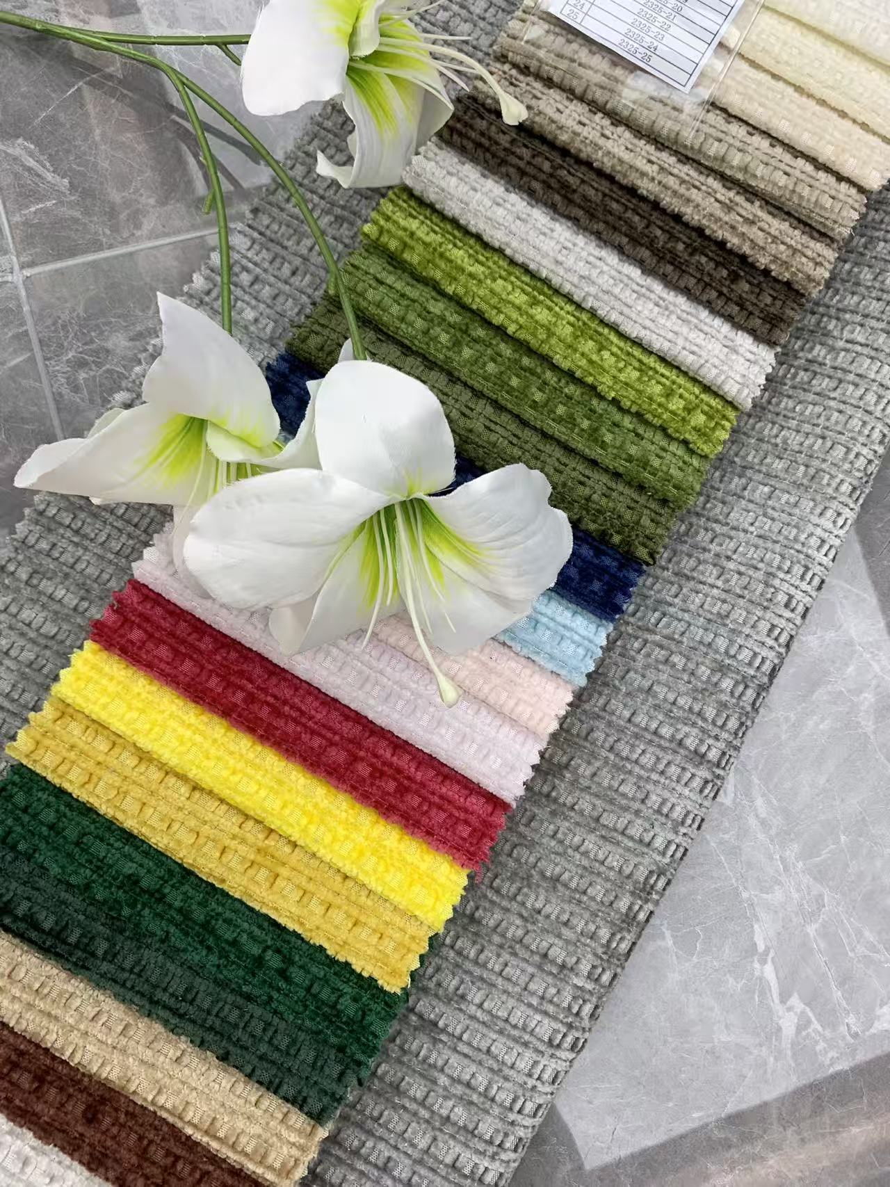 Chenille Fabric Material