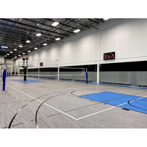Iron straight inserting Spring volleyball post