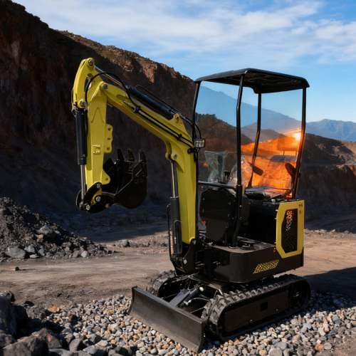 1.2Ton Sarı Mini Ekskavatör Dağ Kazıcı Yeni