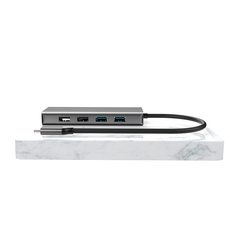 USB C Hub Multiport Adapter Dual HDMI