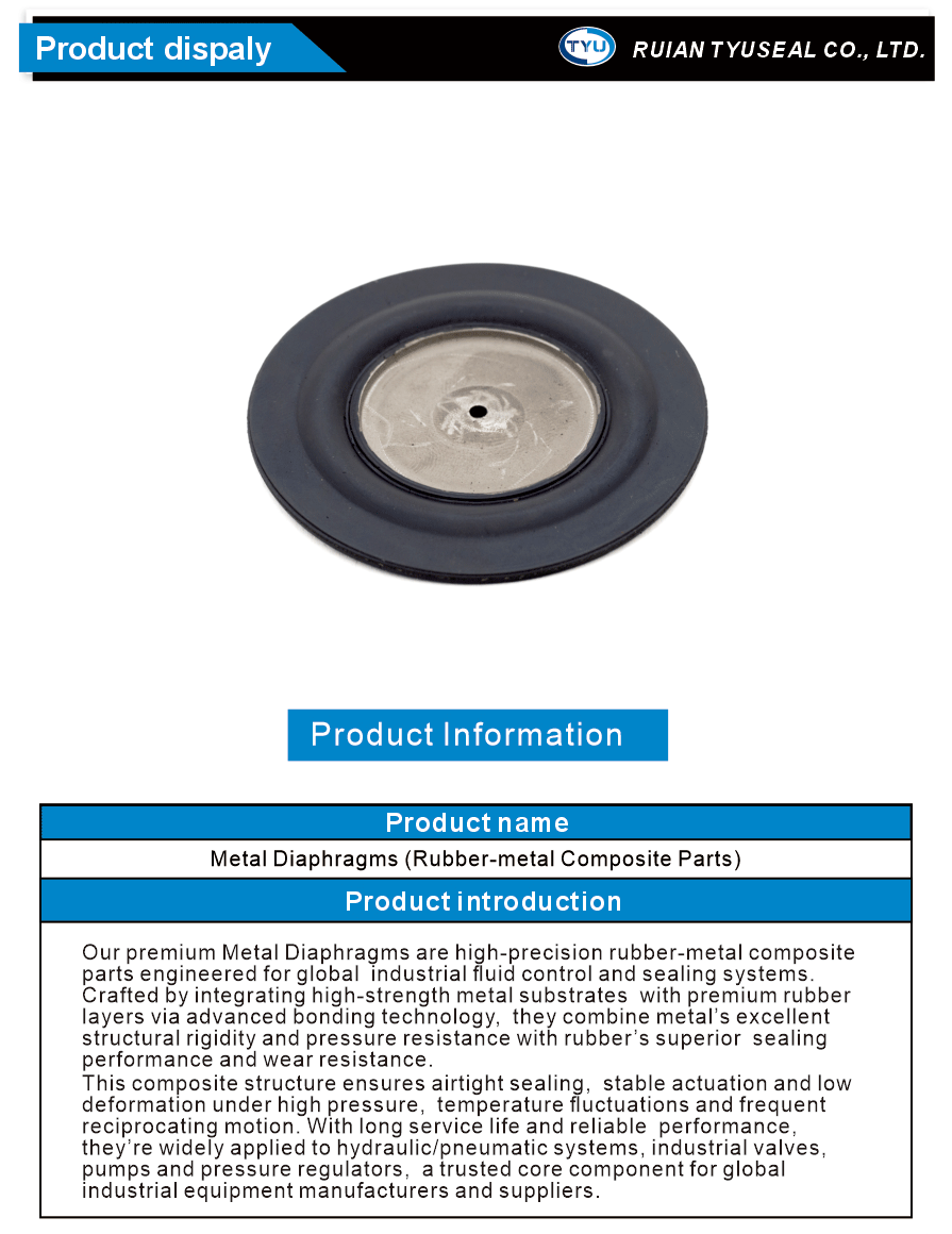 Metal Diaphragms for Industrial Use