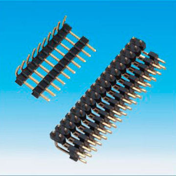 Pin Headers, 2.00mm, 0.079-inch, Single/Dual-row, H 1.50mm Right Angle Type, RoHS Mark